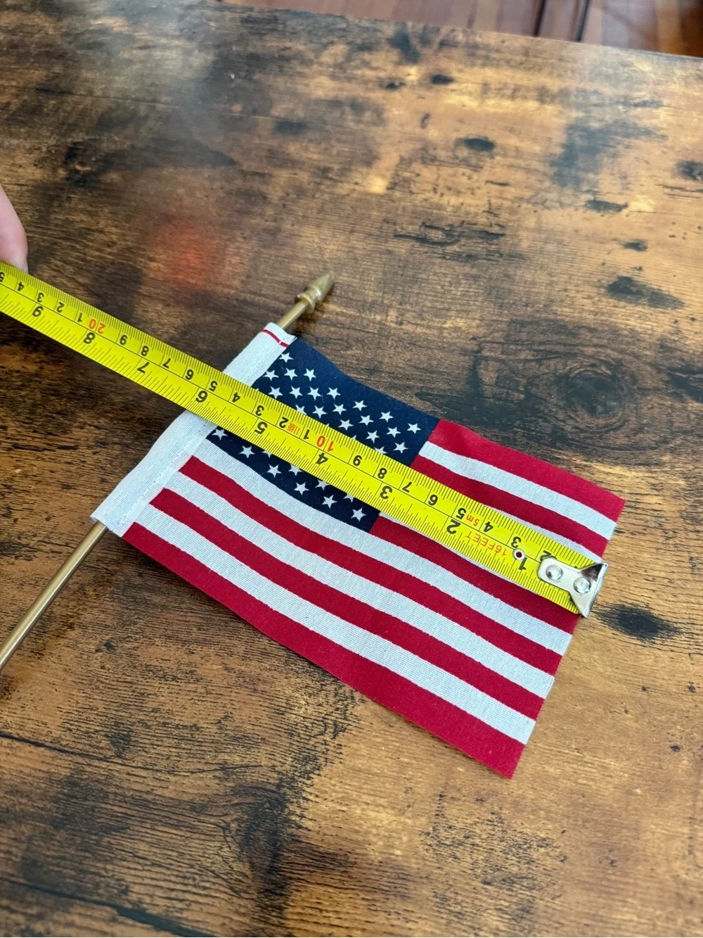 American Flag Handheld Party Flag - Red, White & Blue